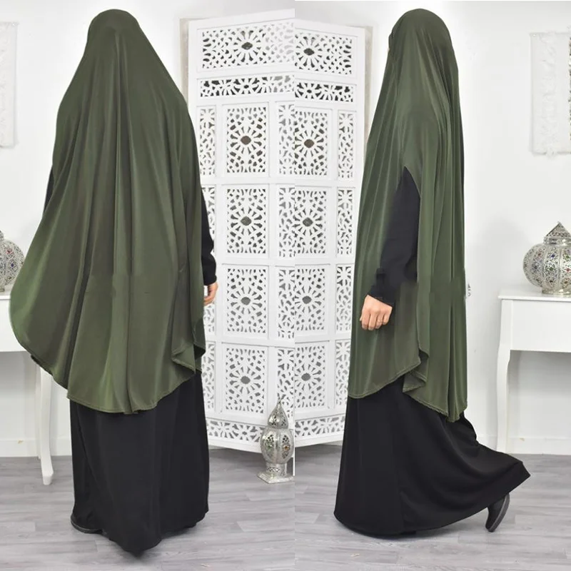 

Garment Eid Prayer Long Khimar Muslim Women Hijab Sleeveless Tops Abaya Jilbab Ramadan Abayas Islamic Clothing Niqab Hijabs