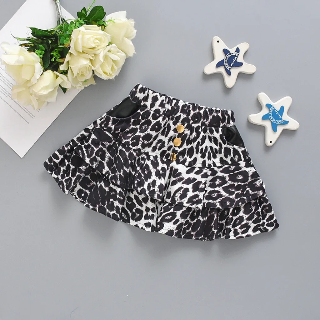 Модная Рождественская юбка для новорожденных девочек Однотонная с оборками