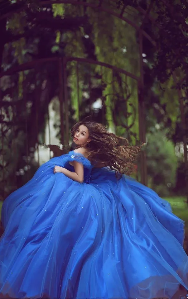 Бальные платья Королевского синего цвета на заказ, vestido de 15 anos de debutante, вечерние платья Золушки на выпускной, платье для 15 лет
