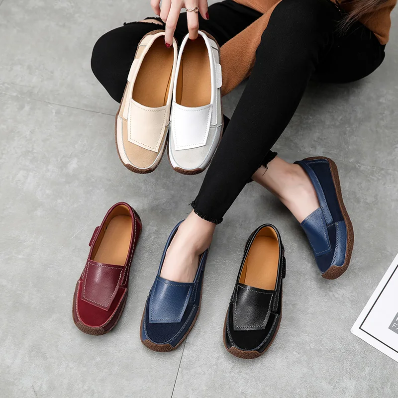 

New Women Comfortable Flat Loafers Ladies Casual Walking Shoes Outdoor Female Sneakers Footwear Zapatos Mujer Size 35-42
