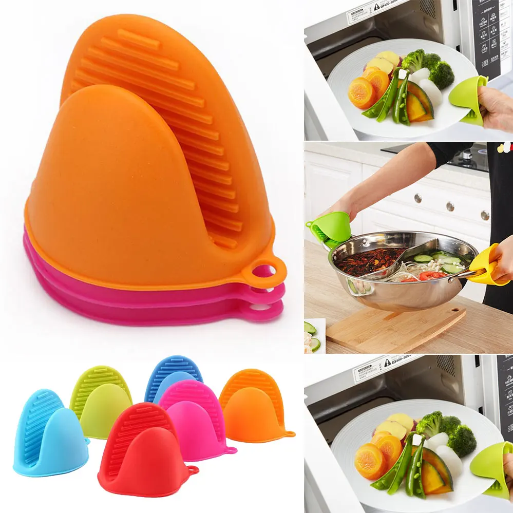 1 шт. анти ожога Сгущает силиконовый кухонный Органайзер изолированный Термопот