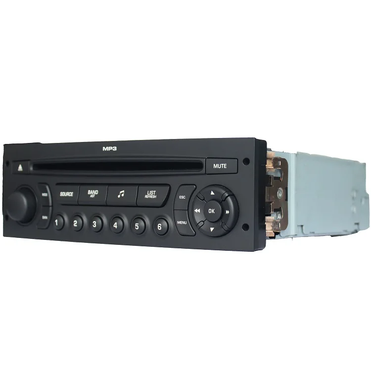 Free EMS/DHL GENUINE RD45 Car Radio with CD USB for Peugeot 207 206 307 308 807 Citroen C2 C3 C4 C5 C8 (set VIN code by yourself |