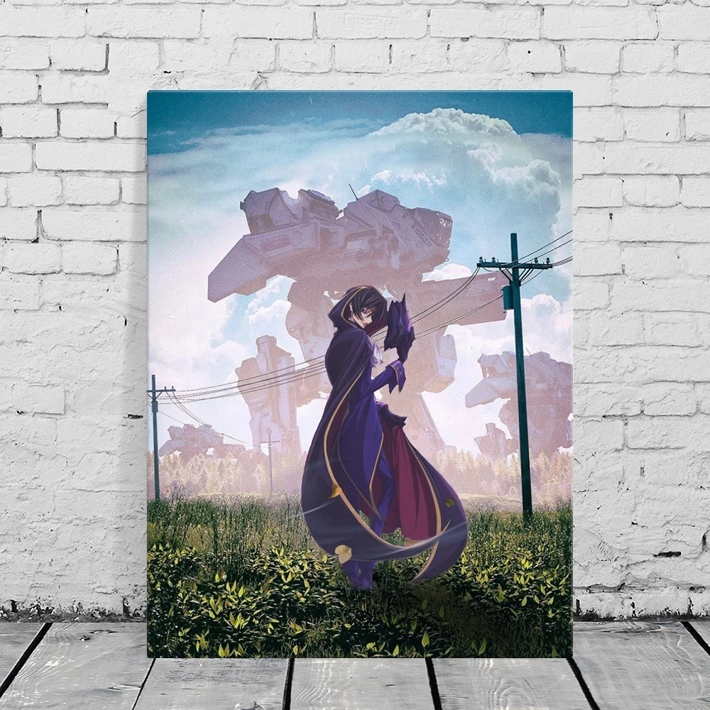 

Lelouch Lamperouge Geass Anime Painting Hd Prints Nordic Canvas Poster Home Decor Modular Pictures Modern Wall Art Living Room