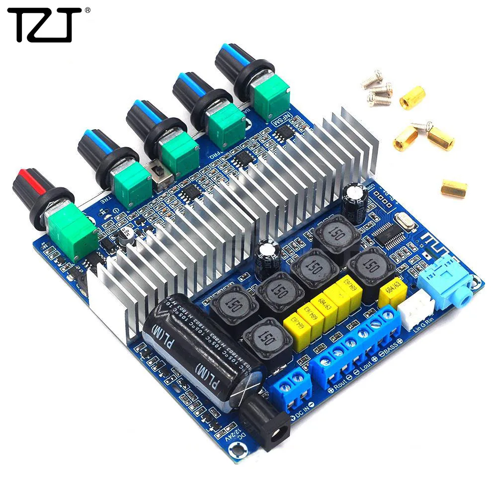 Bluetooth Колонка TZT TPA3116 2 1 с сабвуфером 50 Вт * + 100 Вт|ЦАП| |