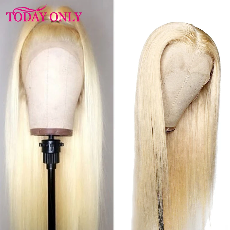 TODAY ONLY Brazilian Straight Lace Front Human Hair Wigs For Black Women 613 Blonde Lace Front Wig Short Human Hair Wig Remy13x4