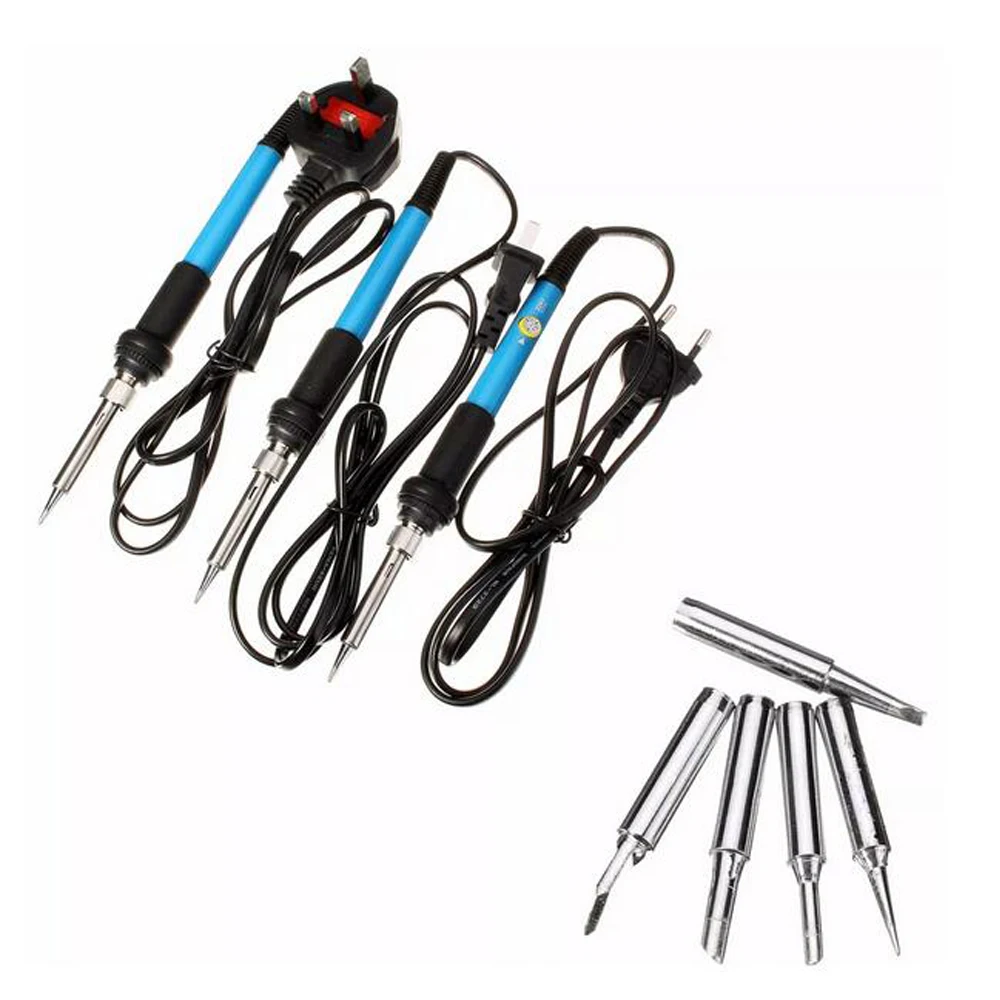 

60W Electric Soldering Irons Temperature Adjustable Electric Iron Mini Handle Heat Pencil Soldering Iron