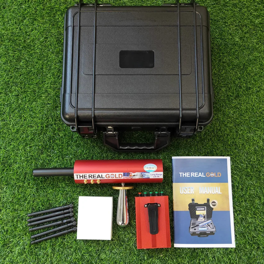 A new type of red six antenna remote underground metal detector for detecting gold, silver, copper and gemstone aks
