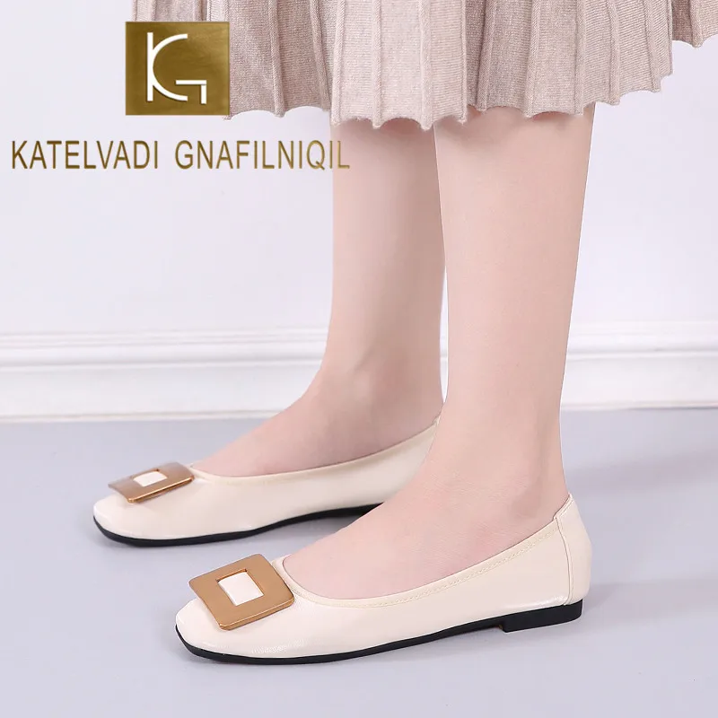 KATELVADI/Модная женская обувь на плоской подошве Новинка Летние повседневные туфли
