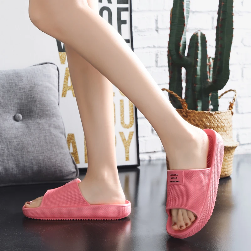 

New Unisex Slippers Women Men Shoes Summer Bathroom Slipper Couple Indoor Sandals Fashion Home Slippers Non-slip Floor