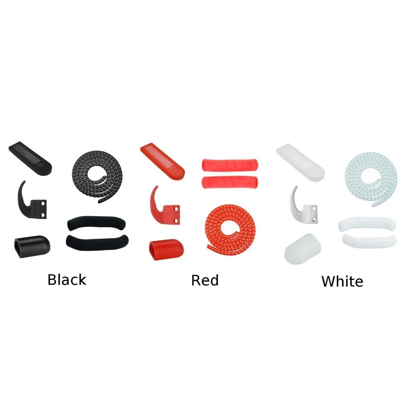 

1 Set Nylon Hook Scooter Mini Hanger Protective Tube Brake Lever Foot Support Set For Ninebot MAX G30 Electric Scooter Accessory