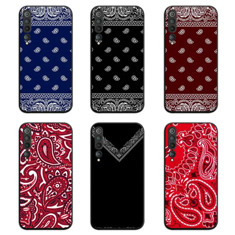 

Royal Blue Bandana Phone Case For Xiaomi Mi Note 10 Lite Mi 9T Pro xiaomi 10 CC9 9SE