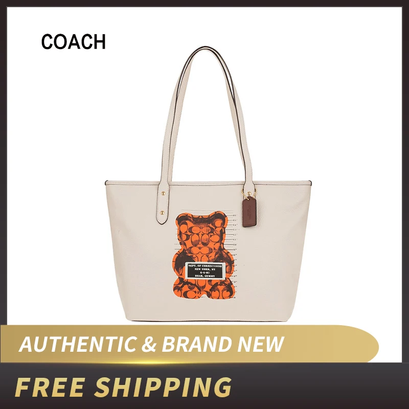 Оригинальная и новая сумка тоут Coach F78203|Сумки с ручками| |