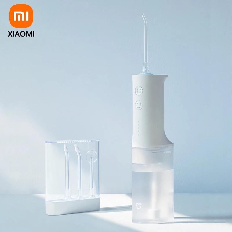 

XIAOMI MIJIA Portable Oral Irrigator Dental For Irrigator Teeth Water Flosser Bucal Calculi Scaler Oral Tooth Cleaner waterpulse