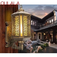 oulala classical outdoor wall lights retro bronze led sconces lamp waterproof ip65 decorative for home porch villa