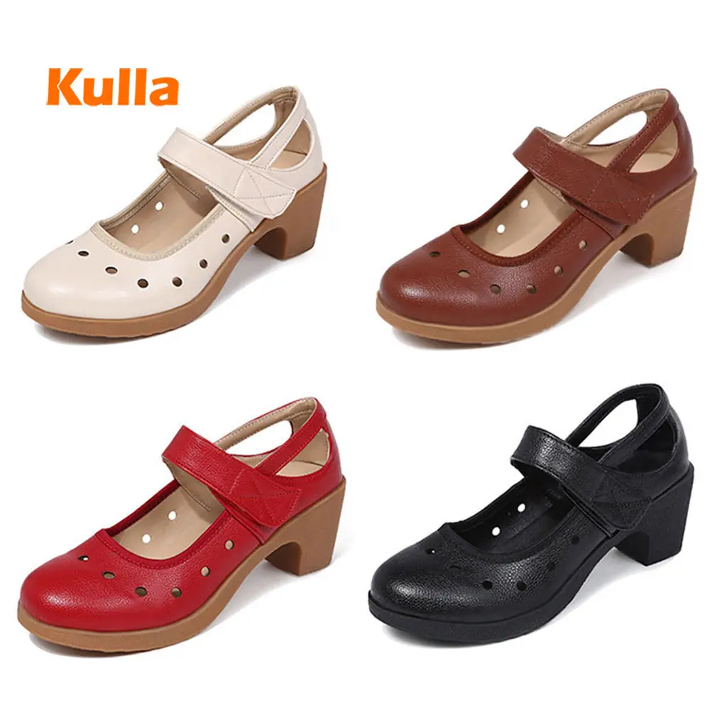 

Red Dancing Shoes Women Jazz Dance Shoes Oxford Soft Sole Ballroom Outdoor Girls Practice Dancing Shoes Middle Heels Female Shoe