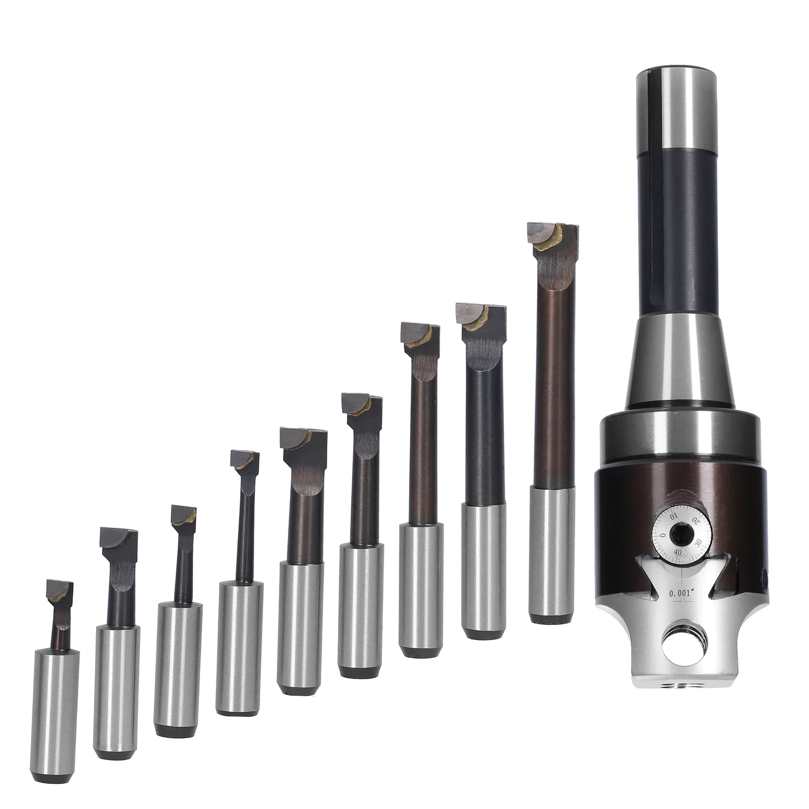 2-дюймовые буровые головки R8 стандартный набор с 1/2-дюймовым карбидным буровым