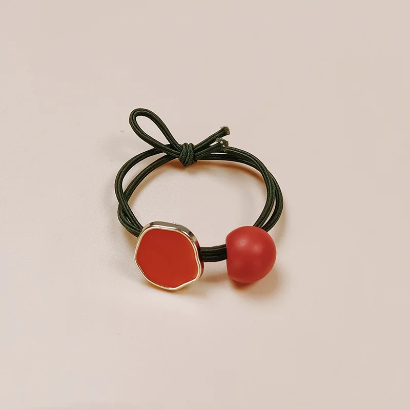 Bandas el&aacute;sticas para el pelo de estilo princesa para ni&ntilde;a, accesorios para el cabello para ni&ntilde;a, ropa para el cabello de forma redonda, coletas, Anillo para el cabello, tocado-2