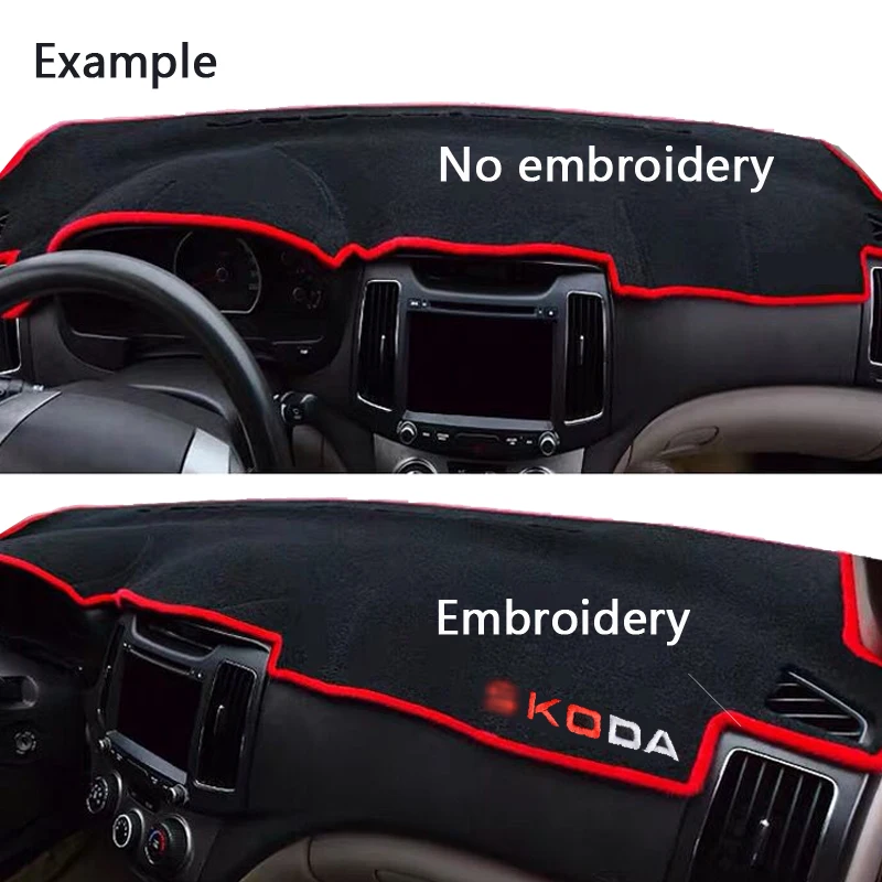 Чехол для приборной панели автомобиля России Kia Rio 3 2012 2013 2014 2015 2016 2017 коврик