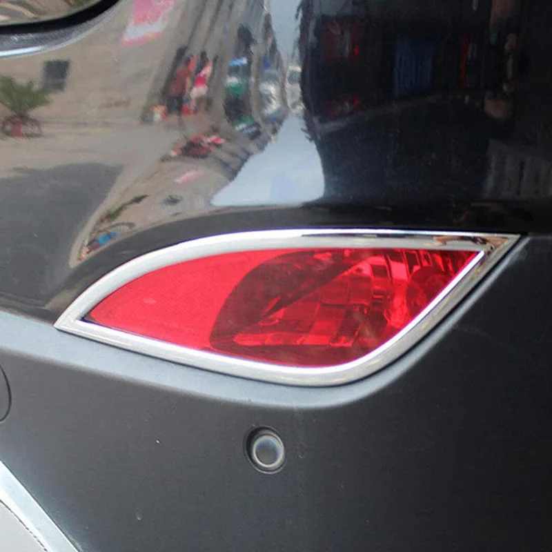 ABS хромированные задние противотуманные фары крышка Накладка для Hyundai Tucson Ix35 2010