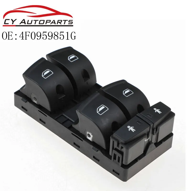 

4F0959851G New Electric Control Window Button Switch Lifter Button For Audi A6 S6 Q7 2010-2015
