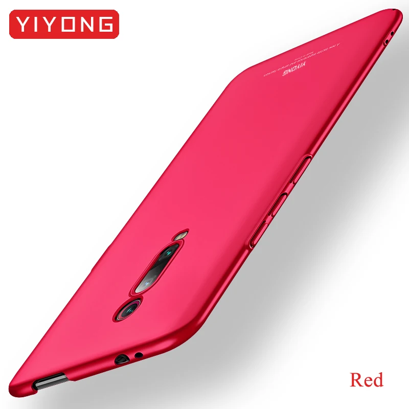Simple red Mi 9T Pro Чехол YIYONG тонкий матовый чехол для Xiao mi Red mi K20 Pro Чехол Xio mi 9t Жесткий PC матовый чехол для Xiaomi mi 9T Pro чехол s - Цвет: Simple red