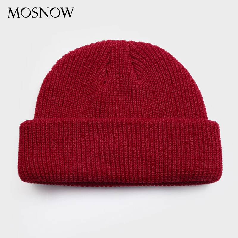 Шапка Skullcap теплая зимняя шапка для взрослых повседневная короткая в стиле