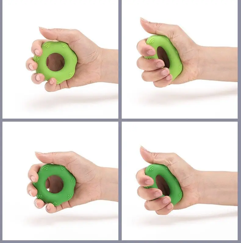 

1 pcs Rubber Ring Non-Sip Sport Exerciser Muscle Power Training Anti Pressure Stress Reliever Mood Squeeze Relief Healthy Toy