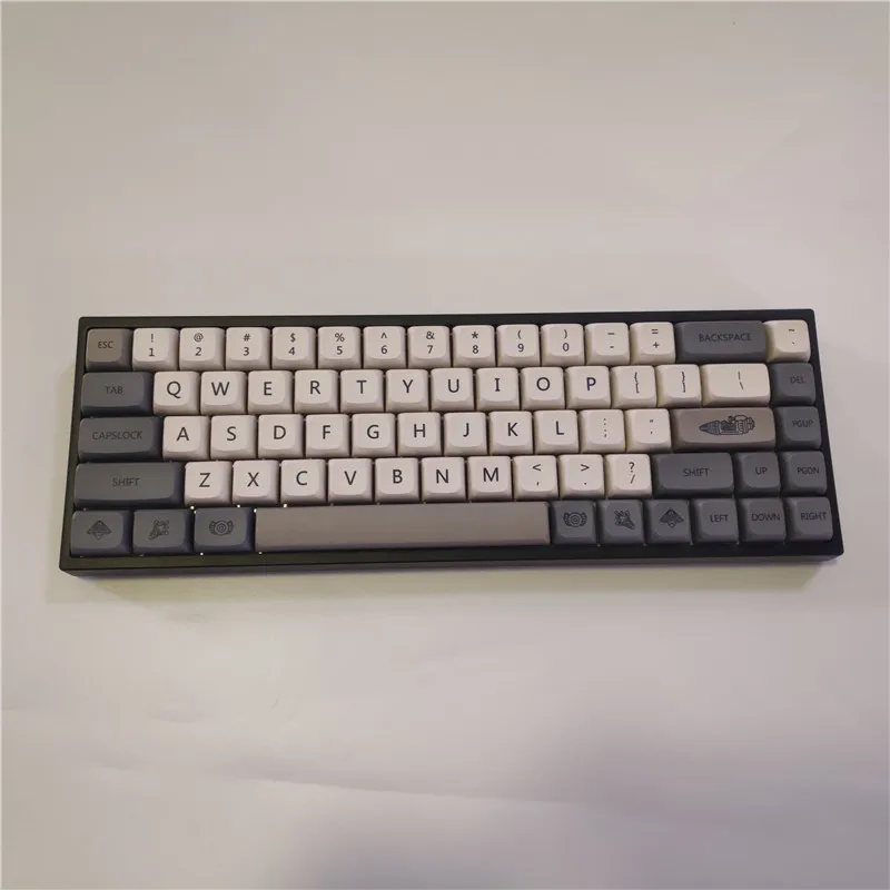 

NJ68 RGB Bluetooth 68 Mechanical Keyboard Hot swap PCB XDA Keycap program keyboards