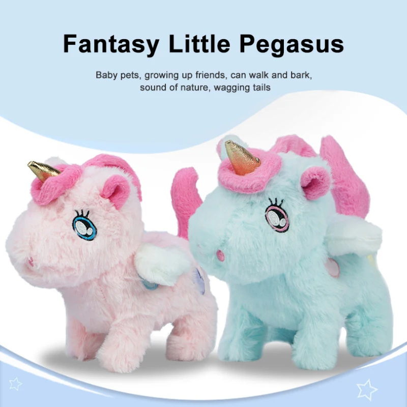 

Children's Electric Plush Simulation Pet Toy Dream Pony Intelligent Voice Doll