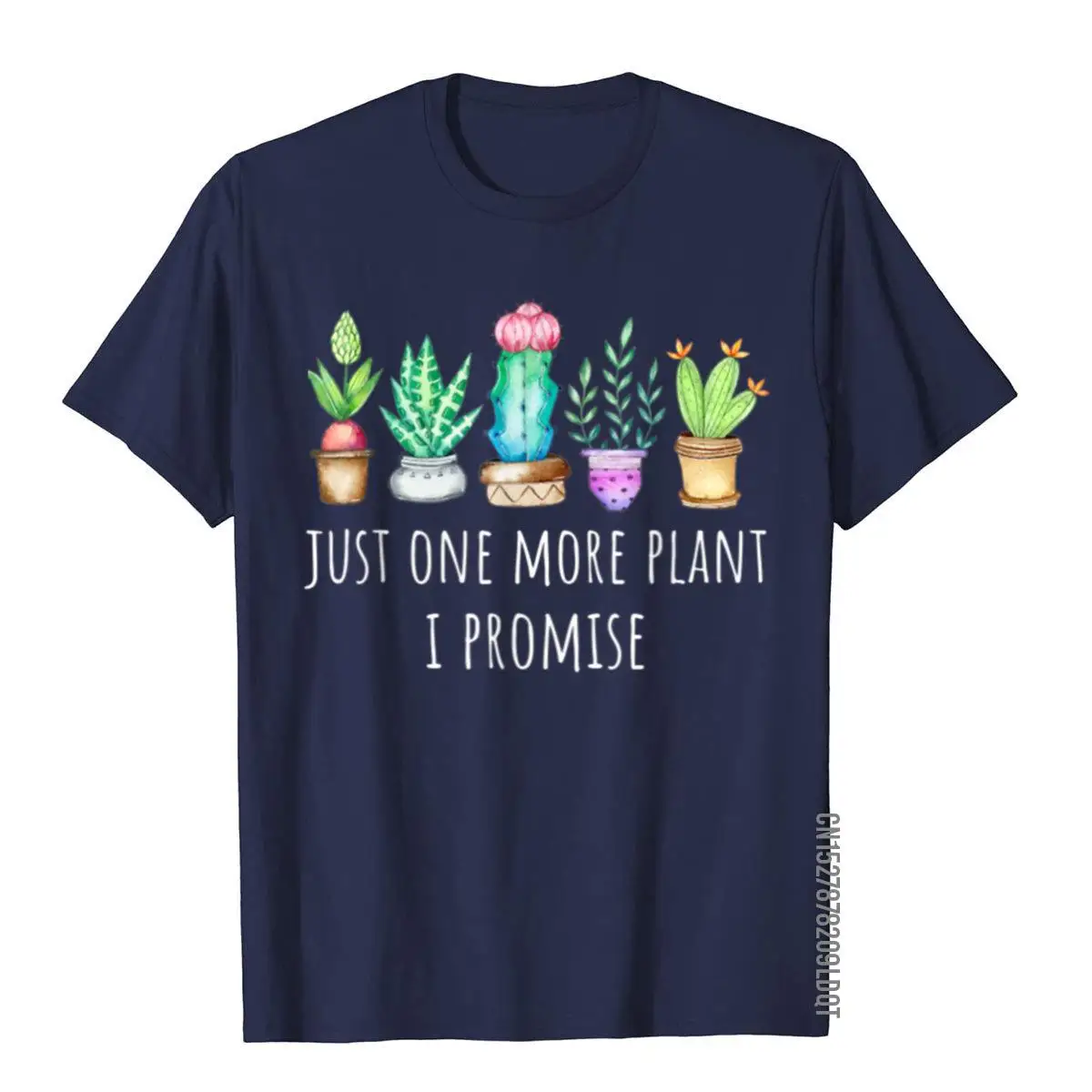 Подарочная футболка с надписью Just One More Plant I заверяю суккулент кактус мужские