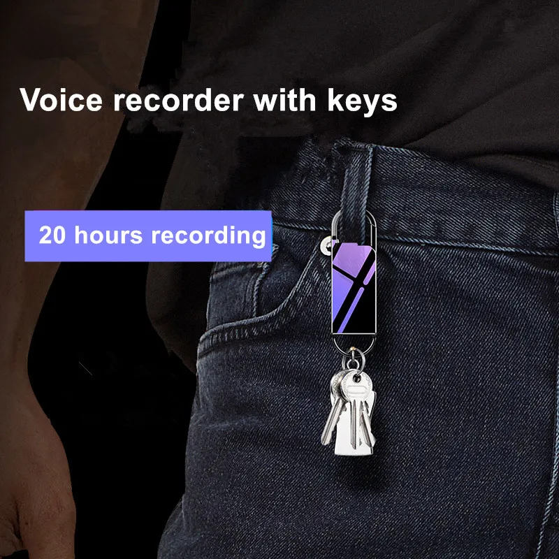 

A50+ Keychain Mini Digital Voice Recorder Voice Activated Recording USB Flash Drive Audio Sound Dictaphone Portable MP3 Player
