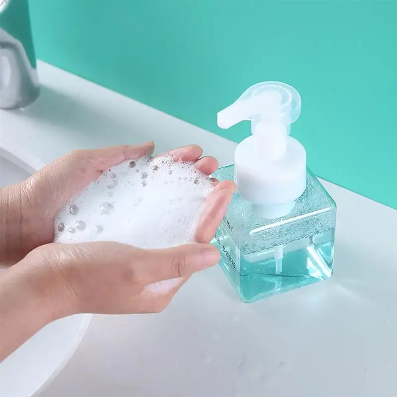 

Empty Foam Bottle Portable Liquid Soap Dispenser Foaming with Pump Hand Washing Container Kitchen Bathroom Tools