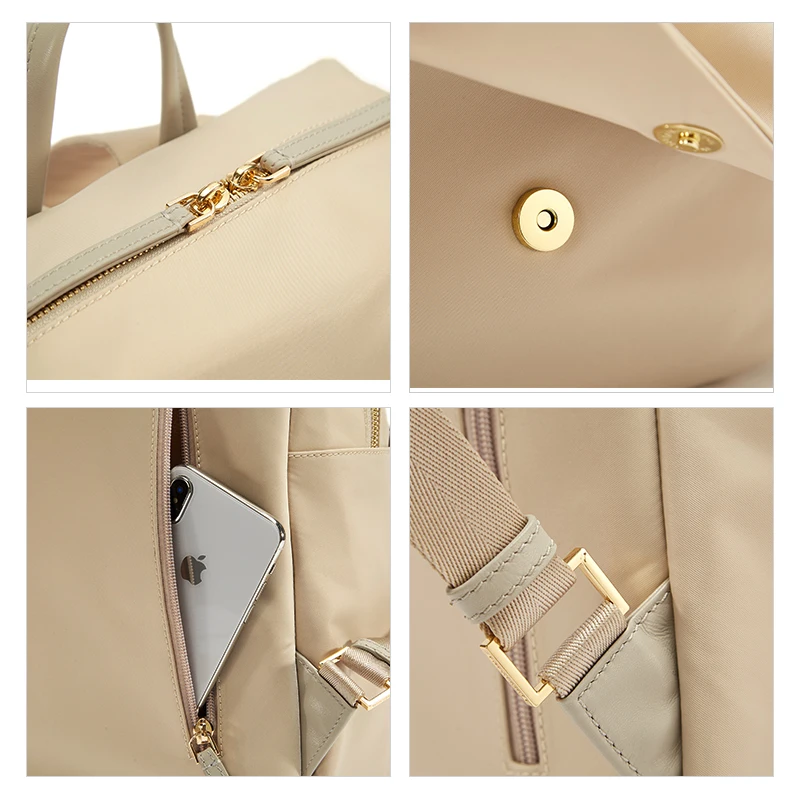 EMINI нейлоновый рюкзак для ноутбука женская школьная сумка модный путешествий на