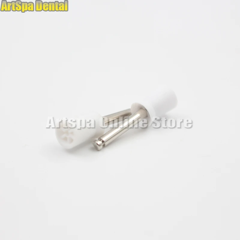 

100 PCS Dental Prophy Polish Polishing Cup Brush 4 Webbed Latch Type Soft Cups
