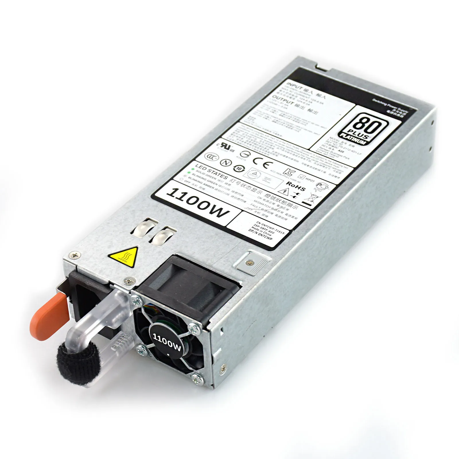 

Блок питания для сервера DELL R620 R720 R820 T620, 1100 Вт NTCWP GYH9V