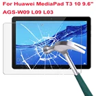 Закаленное планшет для защиты от солнца стеклянная пленка для Huawei MediaPad T3 10 защитная пленка 9,6 дюймов AGS-W09 L09 L03 стойкая к механическим повреждениям Защитная пленка для экрана