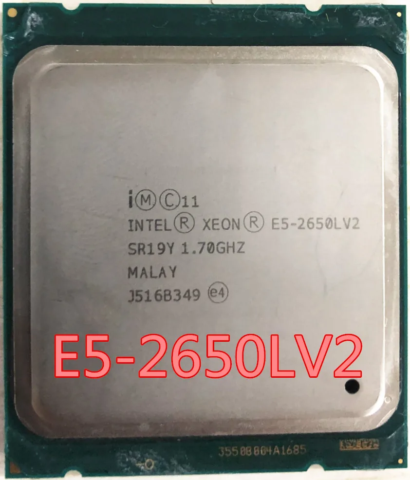 Процессор Intel Xeon e5-2650lv 2 1 70 ГГц 10 ядер 25 Мб LGA2011 E5 2650LV2 2650L V2 бесплатная доставка E5-2650L