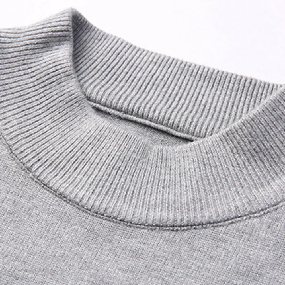 

Fashion Men Autumn Winter Long Sleeve O Neck Solid Colors Knitted Pullover Sweater Loose Tops Casual Plus Size Pull Homme