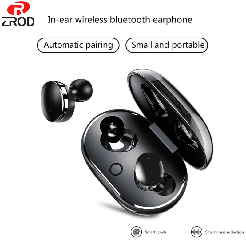 TWS Bluetooth 5 0 наушники беспроводные IPX7 водонепроницаемые настоящие Беспроводные с