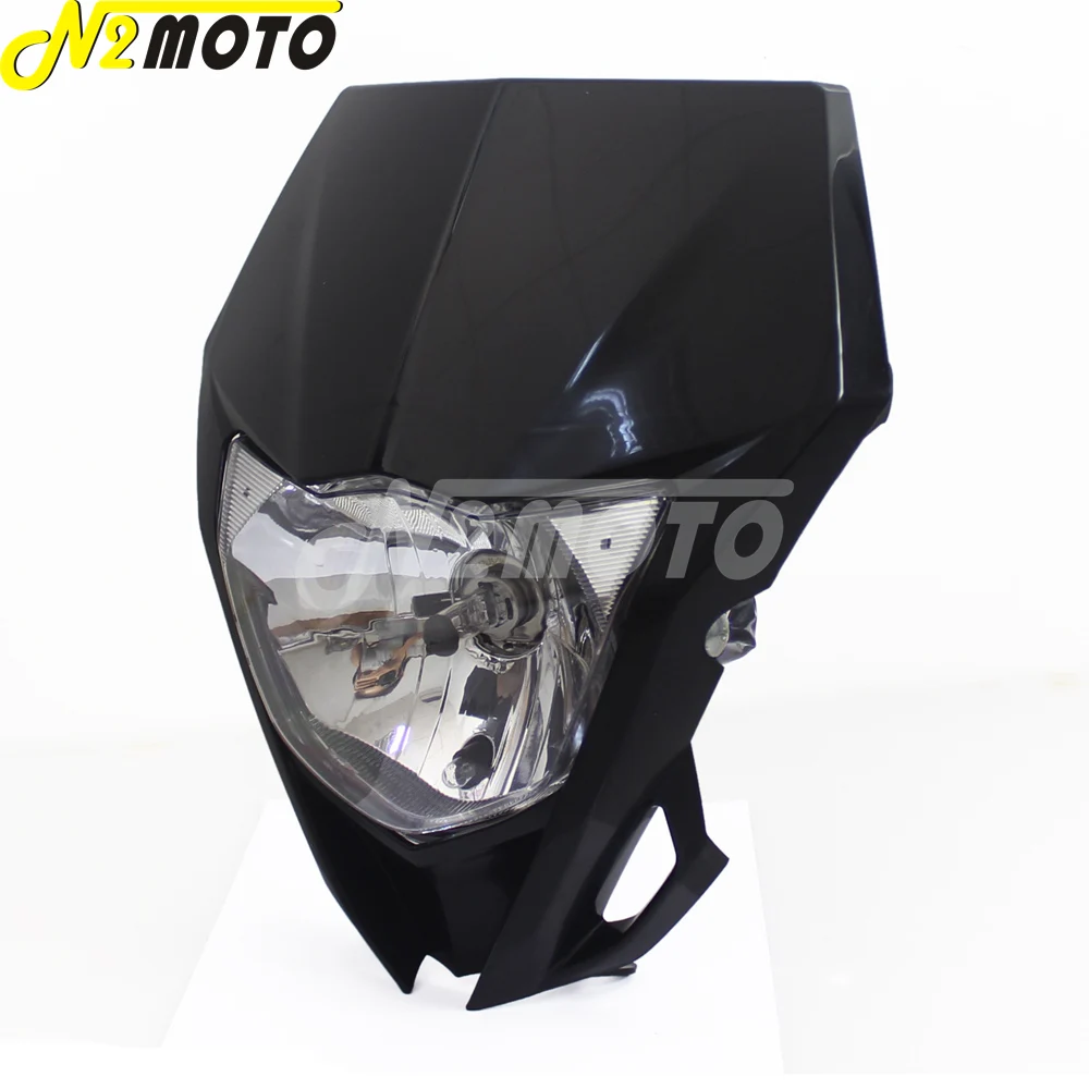 Черные мотоциклетные фары обтекатель для YAMAHA YZ TTR WR XT 250 450 600 WR250F WR450F Dual Sport Enduro