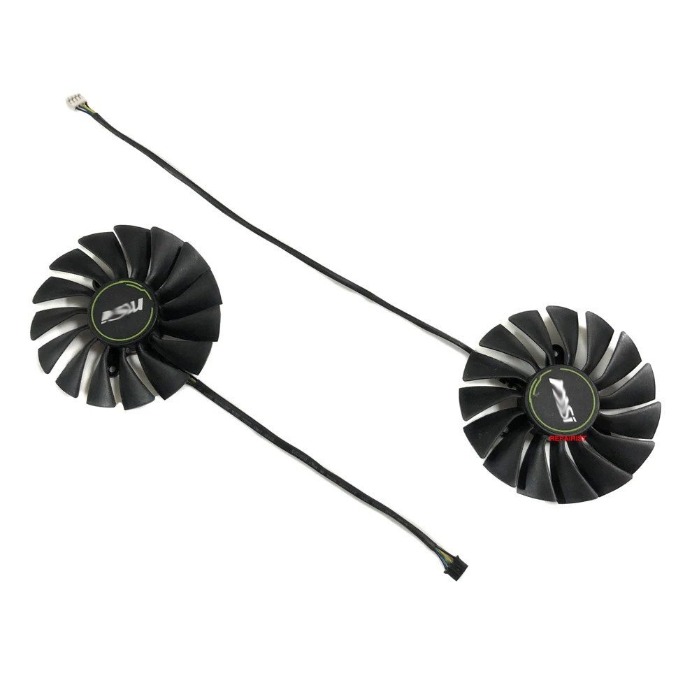 

Вентилятор графической карты 2 шт./компл. 90 мм (85 мм) RTX2080 RTX2080S, охладитель графической карты графического процессора PLD09215B12H для MSI RTX2080 2080S 2080Ti ...