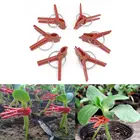 Прививочный зажим для овощей, 50 шт., зажим для огурцов, арбуз, дыня, зажим для прививки баклажанов, пластиковый зажим