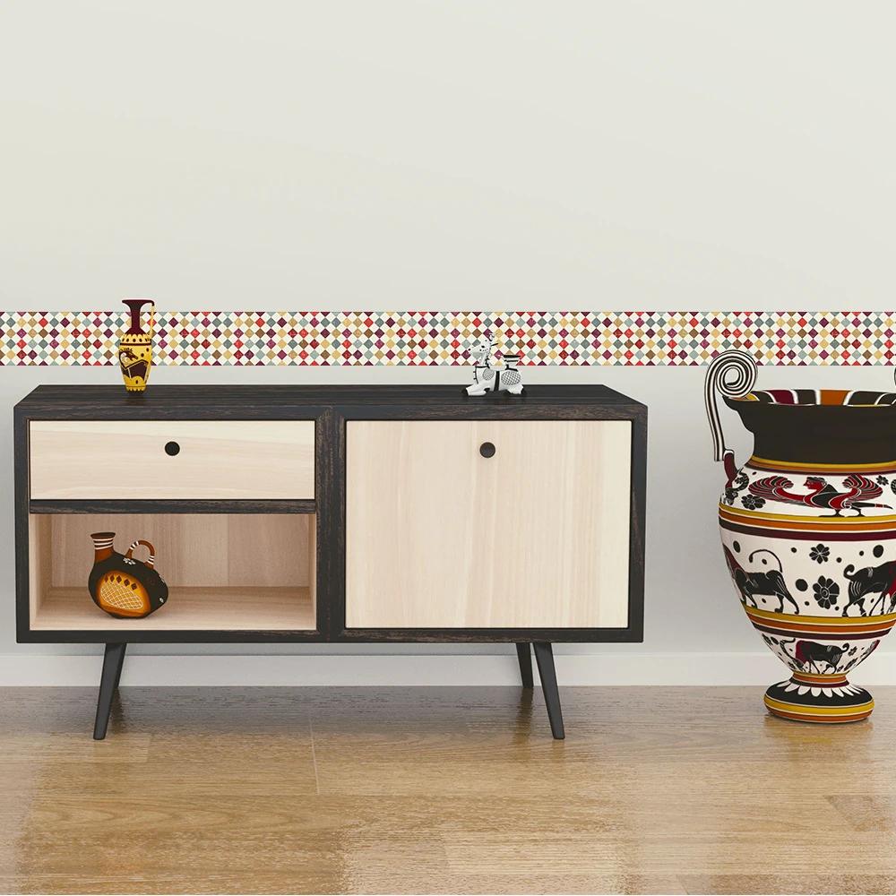 

Kitchen Wall Sticker DIY 1 Roll 10*200CM Decoration Background Attractive