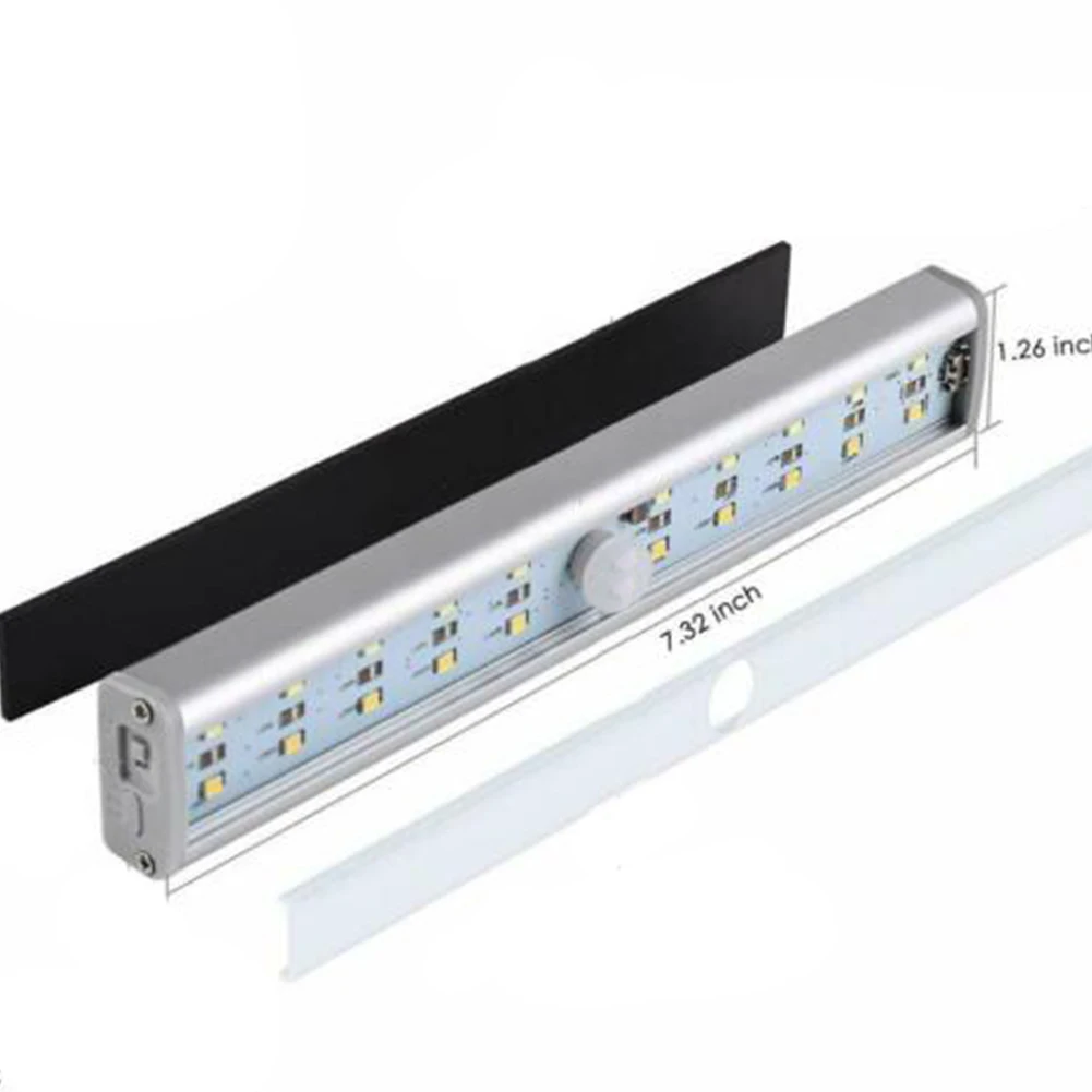 Беспроводной ночник с 20 светодиодный и зарядкой через USB светильник пассивным ИК