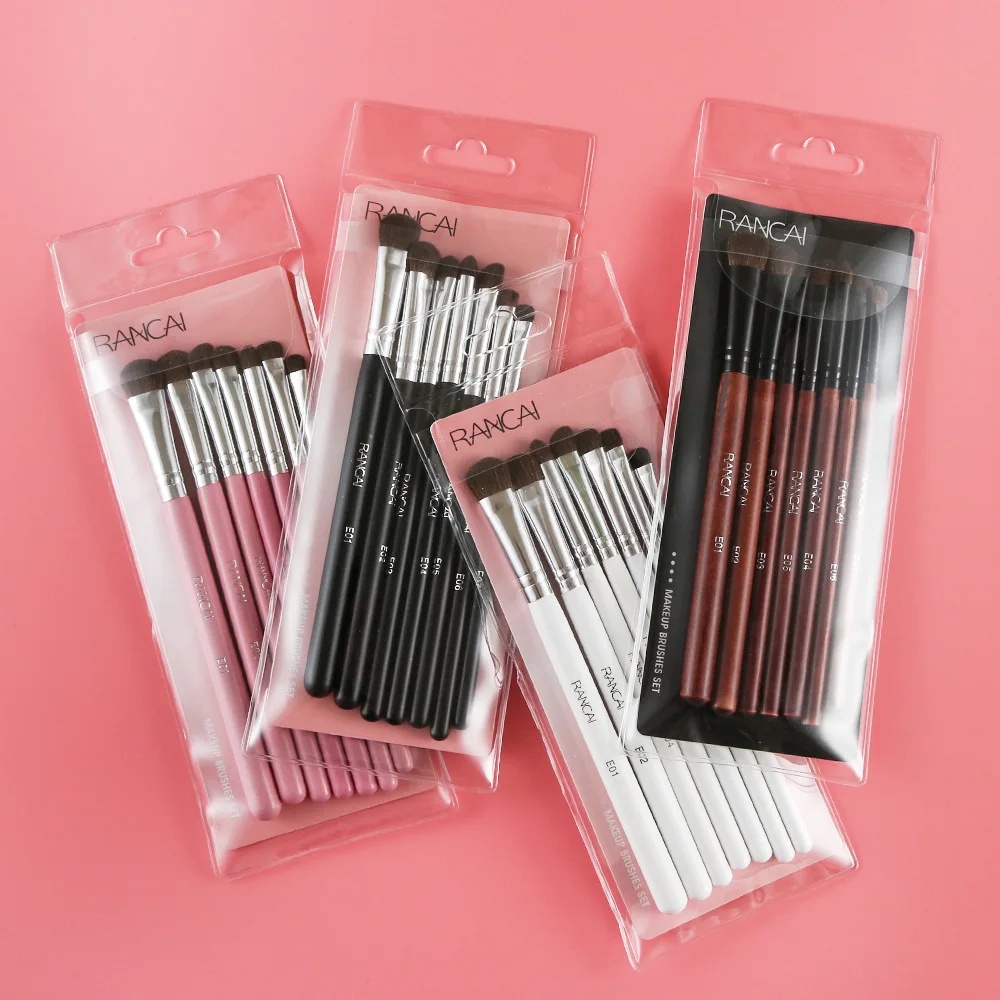 

7 makeup brushes, pony hair eyeshadow brush, full set of eye makeup kit, beauty tools, eye smudge brush, eye makeup, nose shadow