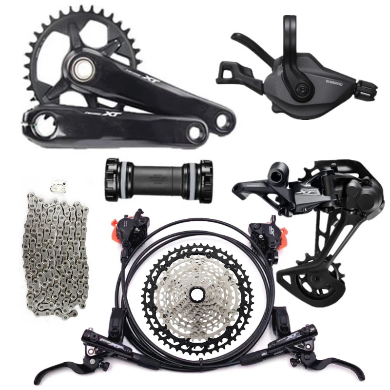 Набор компонентов для горного велосипеда Shimano Deore XT M8100 30T 32T 34T 36T 170 175 комплект