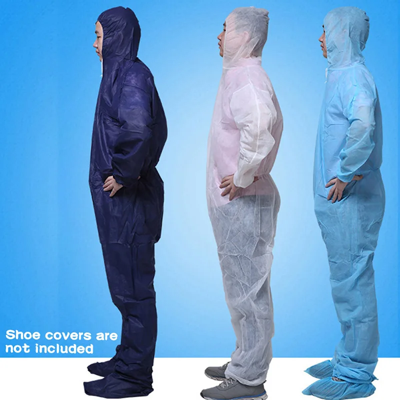 

1PC Disposable Waterproof Protective Coverall For Spary Painting Decorating Clothes Overall Suit L/XL/2XL