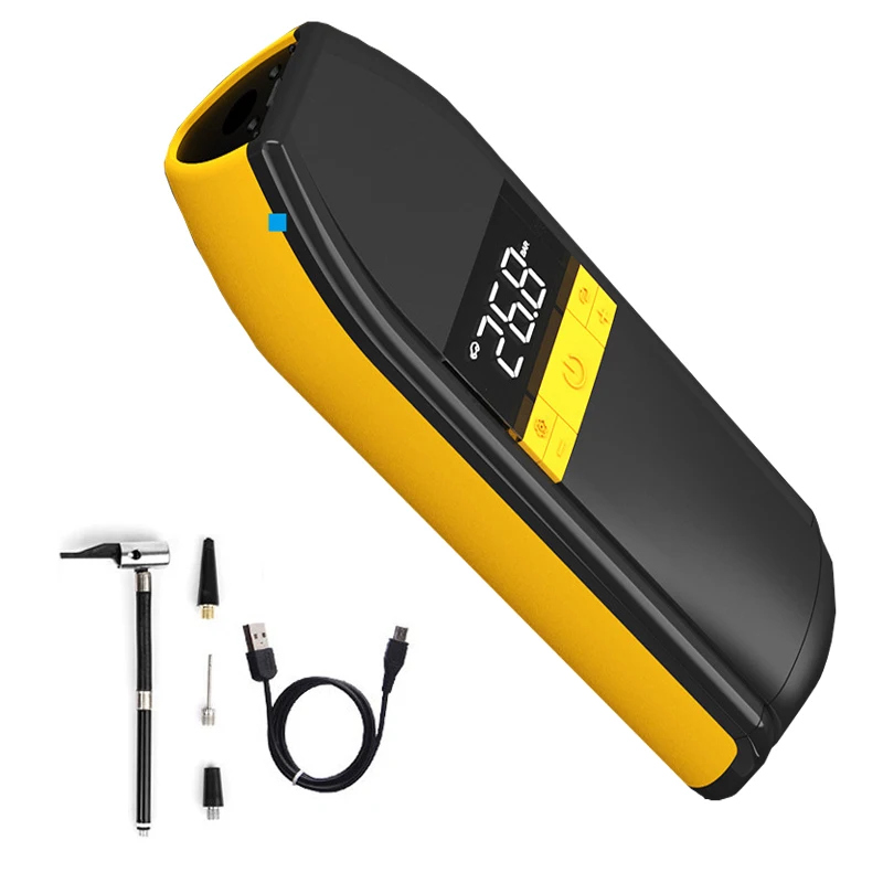 12V 150 фунтов/кв. дюйм Перезаряжаемые воздушный насос для шин беспроводные