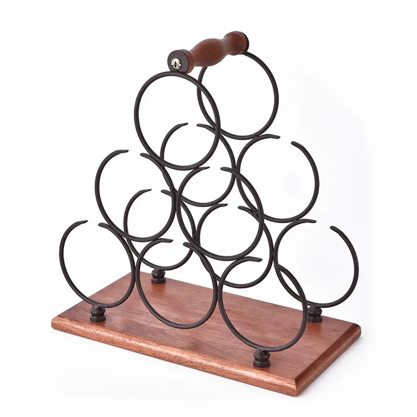 

Stacked ring wine rack iron restaurant decoration wine rack stacked wine rack wine bottle storage rack home decoration