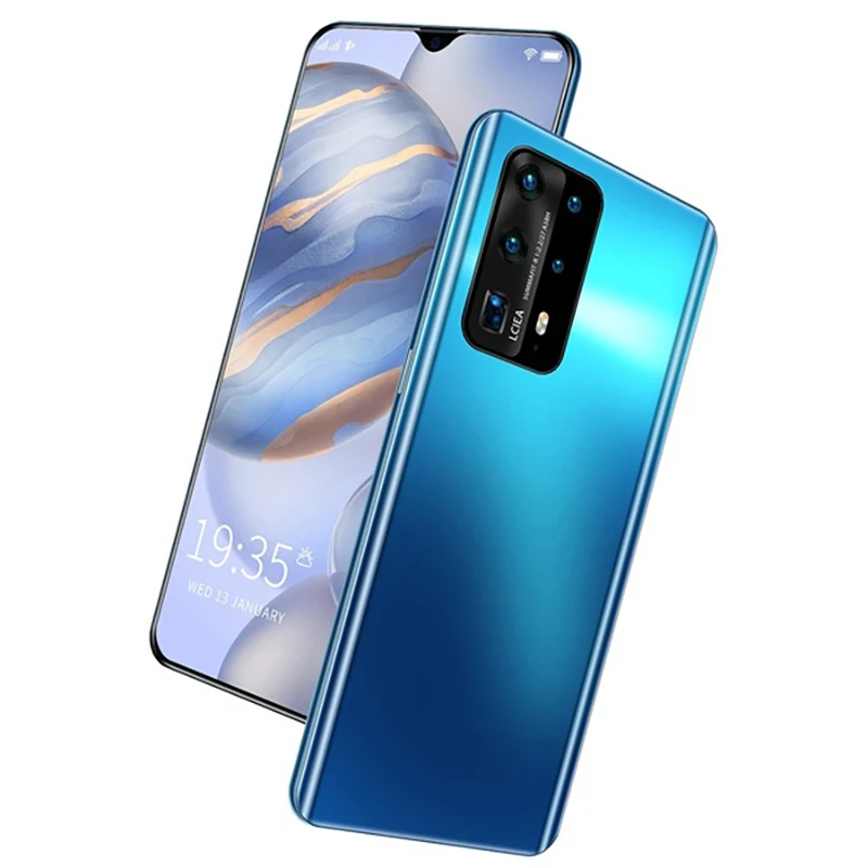 

Global Version Smartphone P50 Pro 6.6 Inch Water Drops Cellphone Screen Snapdragon 855 5000 mAh NFC Android 10.0 Mobile Phones